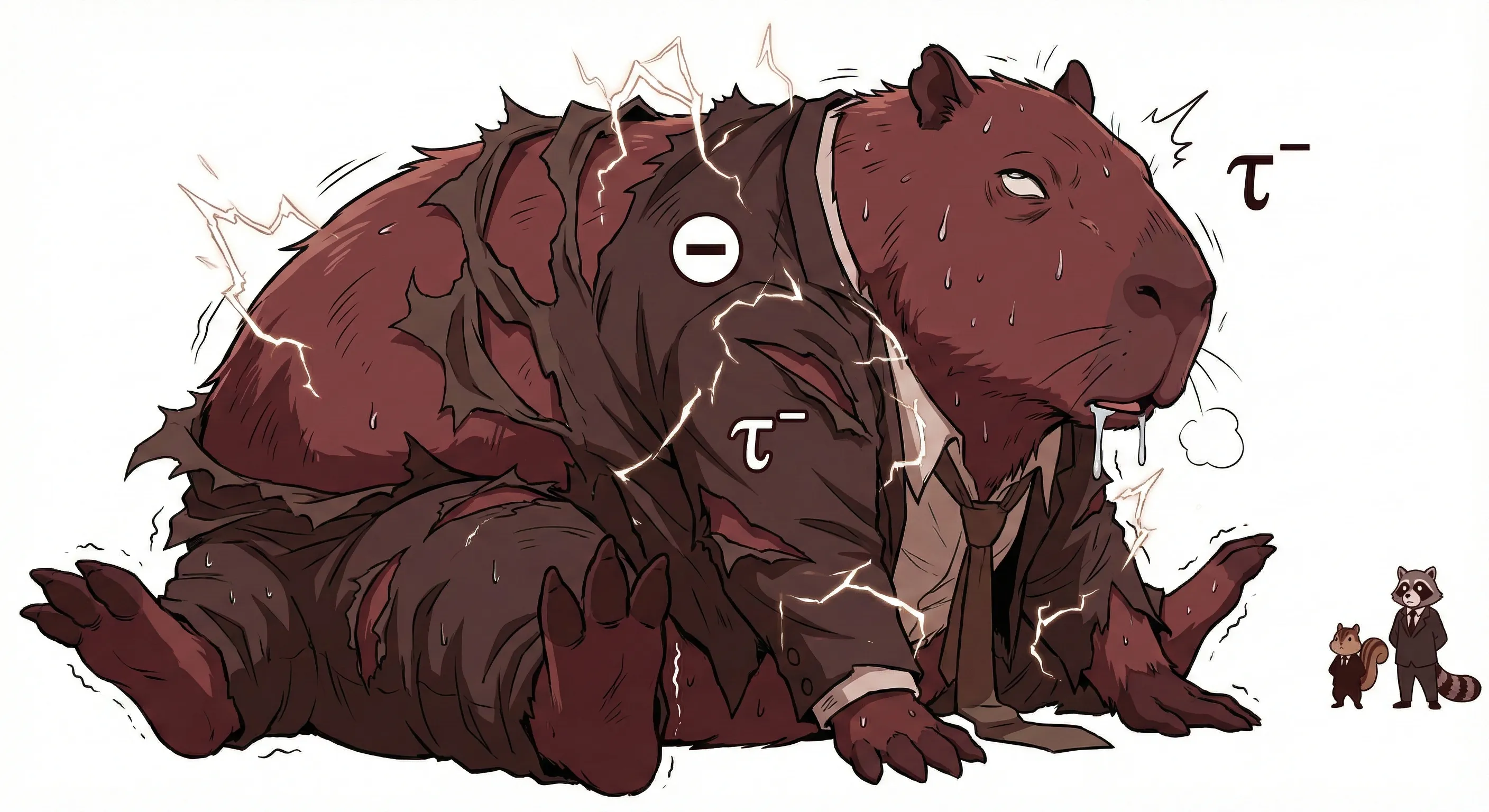 Tau Particle character art