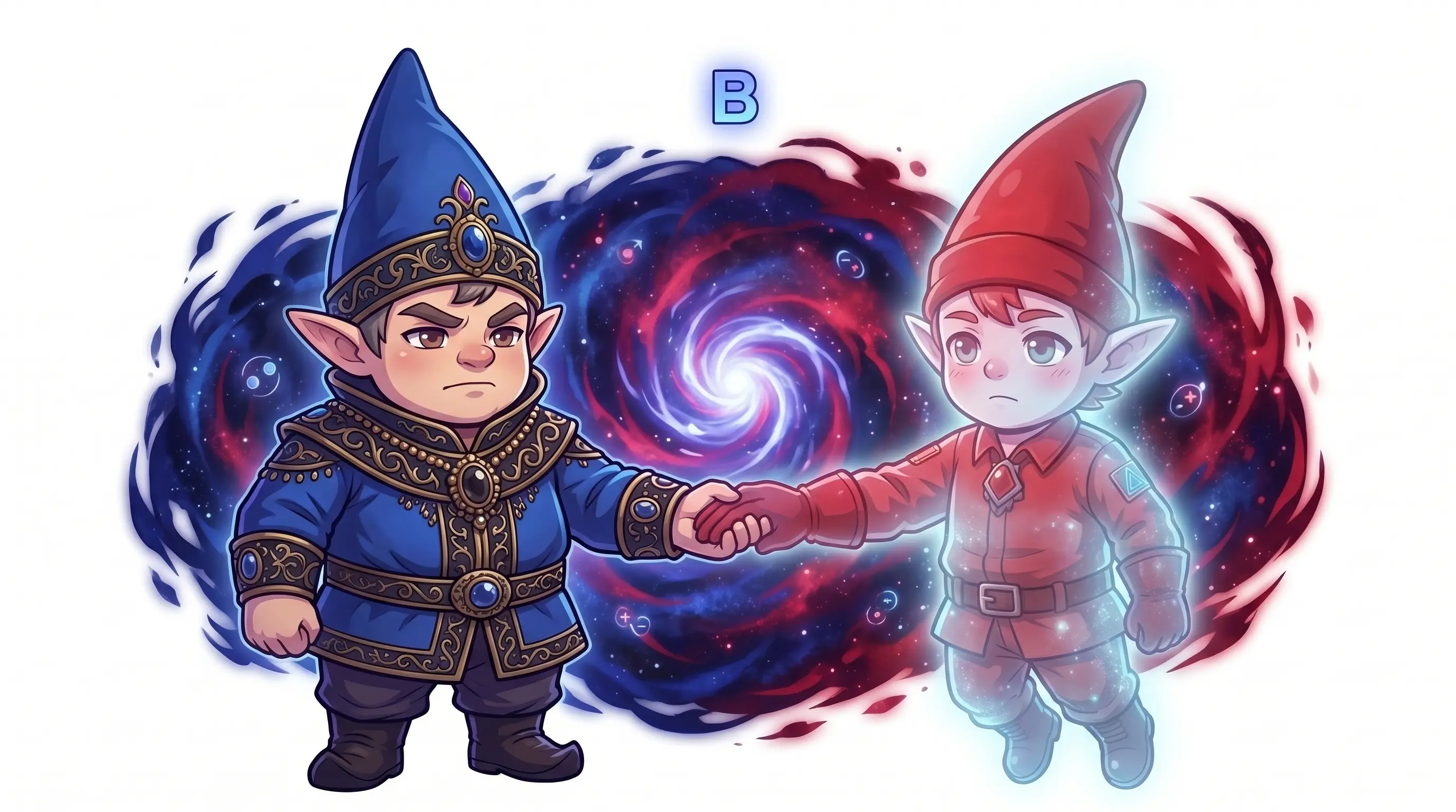 B meson character art